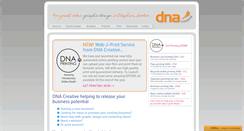 Desktop Screenshot of dnacreativeuk.com